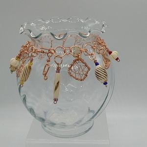 Beaded Vase by Vekasy's